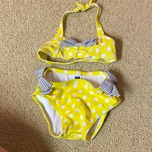 Yellow Polka Dot Bikini Set Janie and Jack